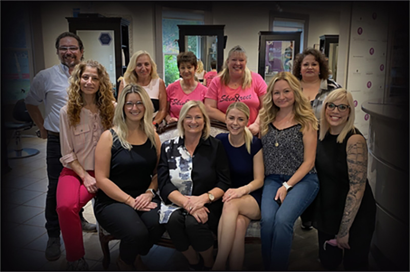 Photo of a group of smiling people, Skintreet Salon & Spa Staff